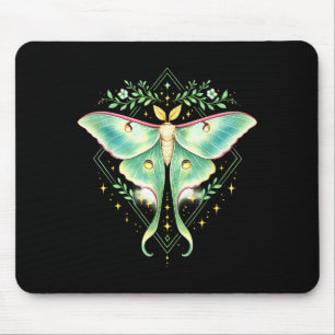 Cute Luna Moth Beautiful Butterfly Insect Lover Mouse Pad