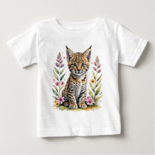 Cute lynx cub Baby T-Shirt