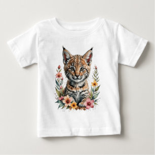  Cute lynx cub Baby T-Shirt