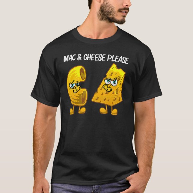 Cute Mac & Cheese For Men Women Macaroni Cheese   T-Shirt (Front)