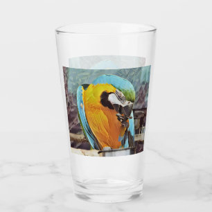 CUTE MACAW GLASS