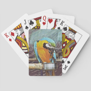 CUTE MACAW PLAYING CARDS