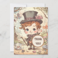 Cute Mad Hatter Whimsical Wonderland Woodland Art