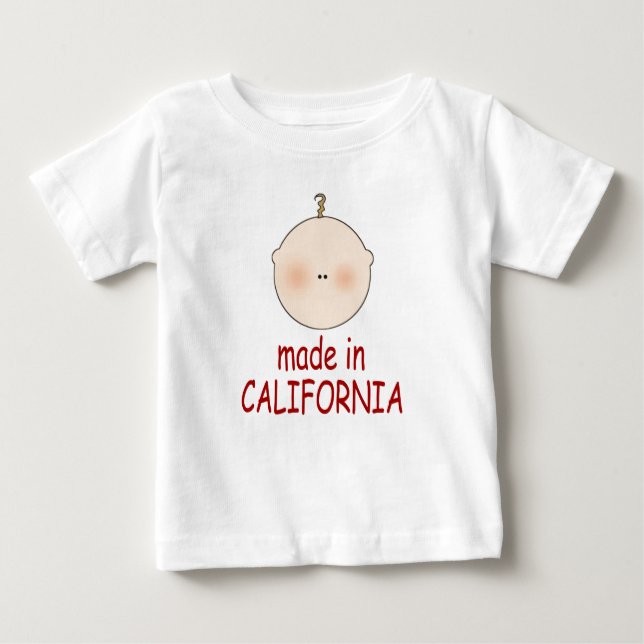 Cute Made In California Infant T-shirt (Front)