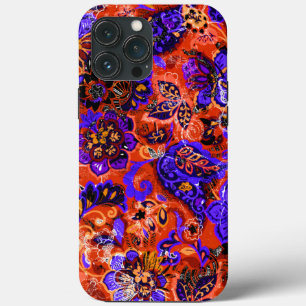 Cute magic abstract floral iPhone 13 pro max case