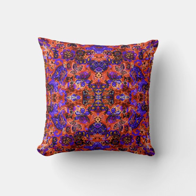 Cute magic abstract floral cushion (Front)