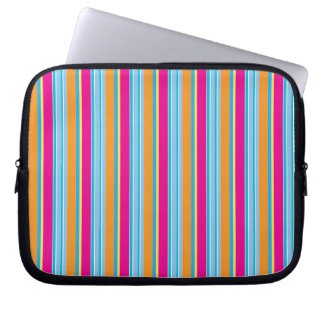 Cute magic colorful stripes laptop sleeve
