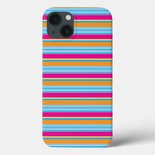 Cute magic colourful stripes iPhone 13 case