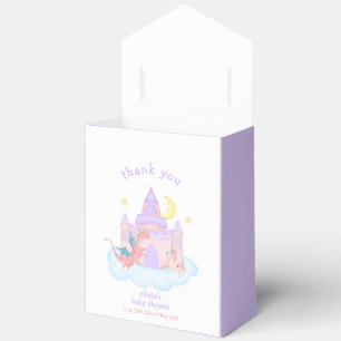 Cute Magic Fairytale Dragon Unicorn Baby Shower Favour Box