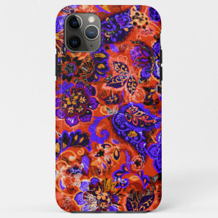 Cute magic floral pattern iPhone 11 pro max case