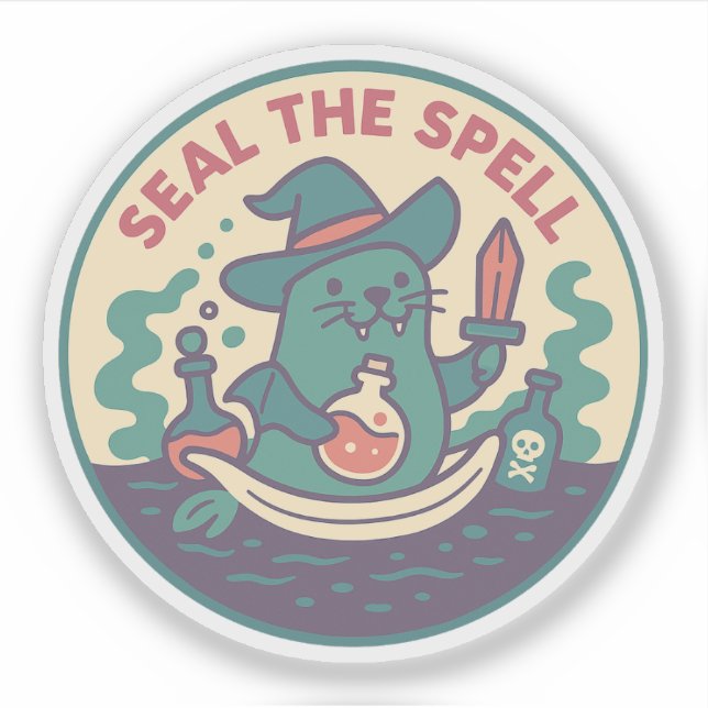 Cute Magic Seal Potion (Front)