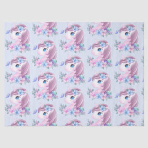 Cute & Magical Baby Unicorn Pattern Tissue Paper