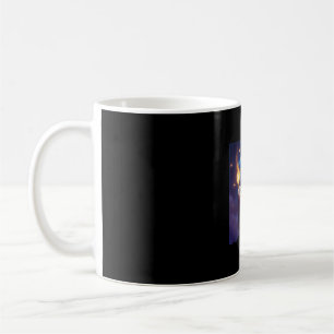 Cute Magical Cat Wizard Purrfect Wizard Feline Hal Coffee Mug