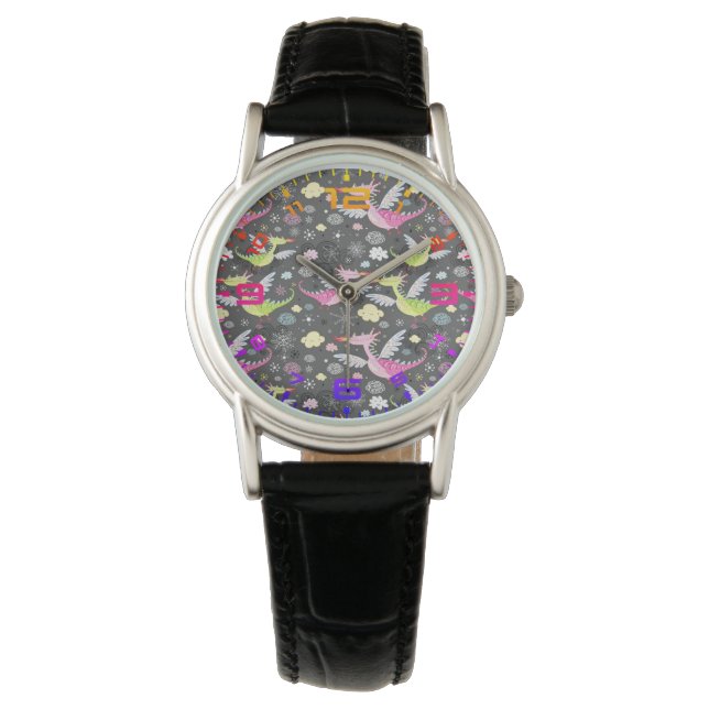 Cute Magical  Dragons Watch (Front)