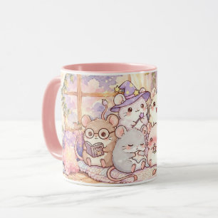 Cute Magical Mouse Friends Mug