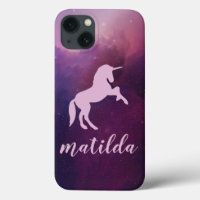 cute magical purple unicorn