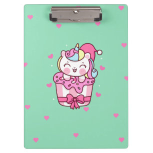 Cute magical unicorn  clipboard