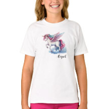 Cute Magical Unicorn Girly  Birthday Gift T-Shirt