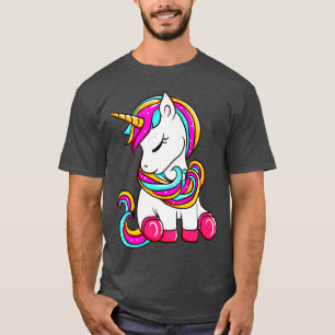 Cute Magical Unicorn Girly Sparkle T-Shirt