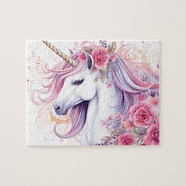 Cute Magical Unicorn Jigsaw Puzzle (Horizontal)
