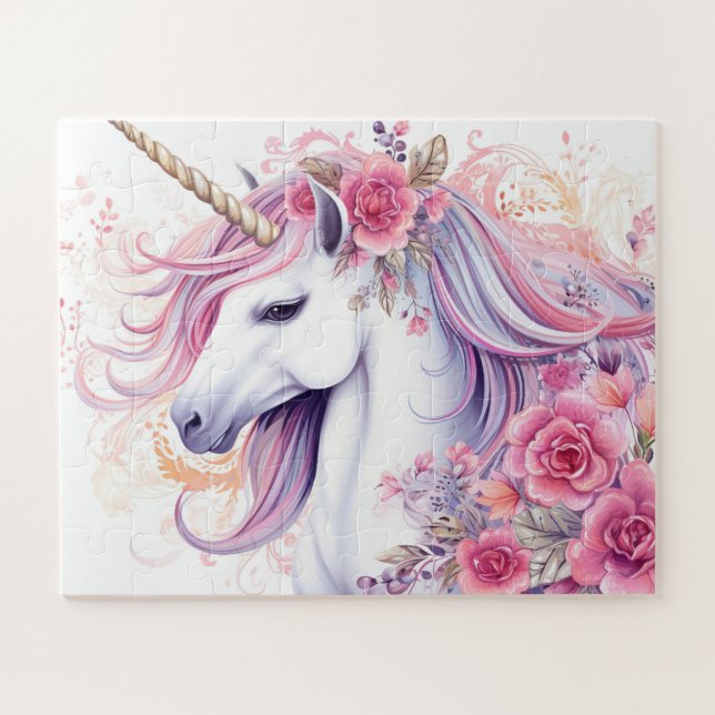 Cute Magical Unicorn Jigsaw Puzzle (Horizontal)