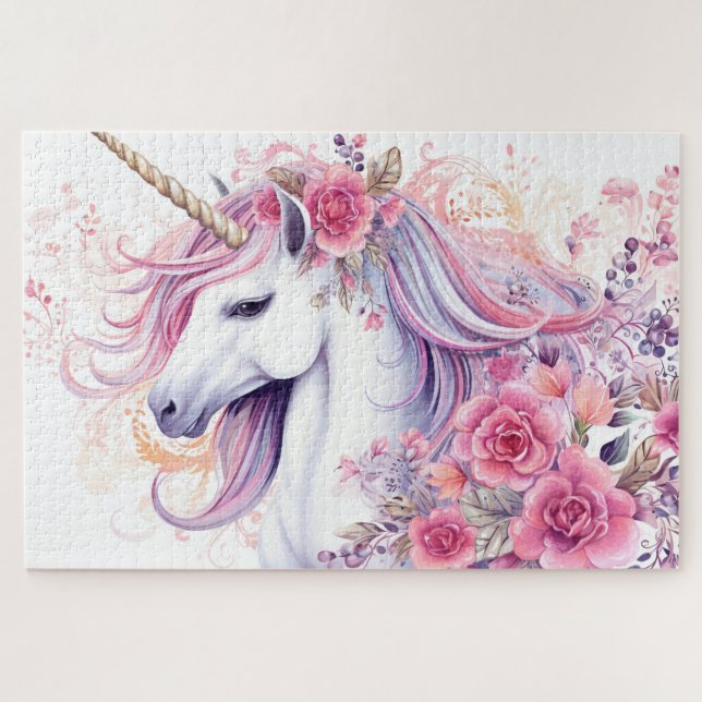 Cute Magical Unicorn Jigsaw Puzzle (Horizontal)