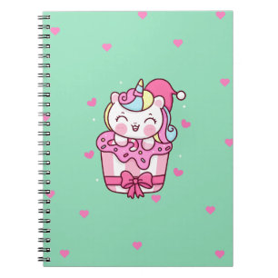 Cute magical unicorn  notebook