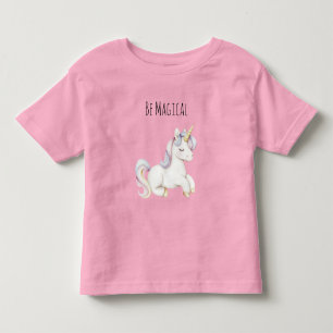 Cute Magical Unicorn Toddler T-Shirt