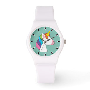 Cute Magical Unicorn with Colourful Hair Watch