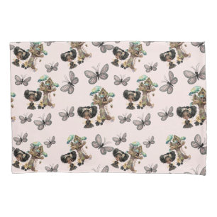 Cute Magical Woodland Fairy Butterfly Pillowcase