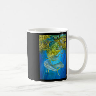 Cute Mahi Mahi Fishing Fish Tuna And Turtle  Coffee Mug