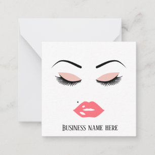 cute makeup artist any purpose card