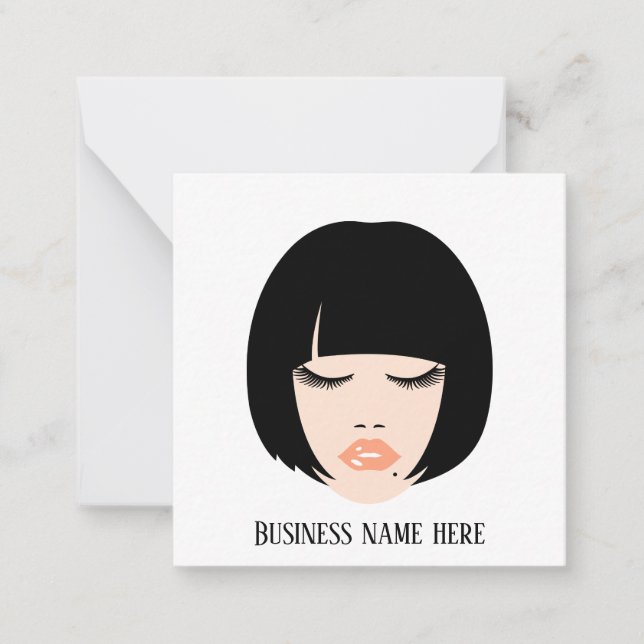 cute makeup artist any purpose Note Card (Front)
