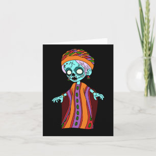 Cute Malian Zombie Note Card