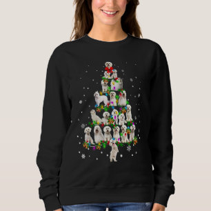 Cute Maltese Dog Christmas Tree Decor Xmas Tree Sweatshirt