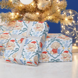 Cute maltese puppies Christmas gift Wrapping Paper