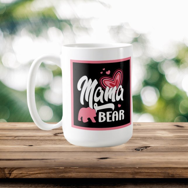 cute Mama bear add monogram Coffee Mug (Creator Uploaded)