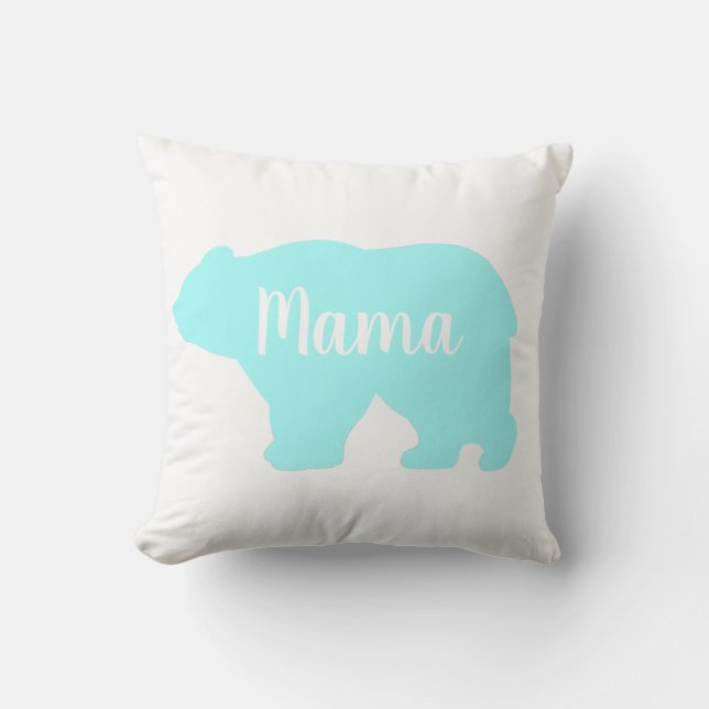 Cute Mama bear design mothers day gift Cushion (Front)