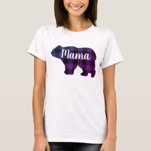 Cute Mama bear design mothers day gift T-Shirt