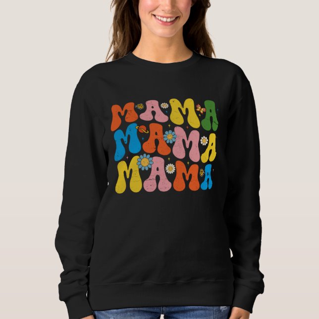 Cute Mama For Mom Cute Mother s Day Womens Mommy G Sweatshirt (Front)