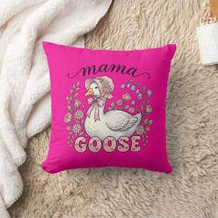 Cute Mama goose word art Cushion