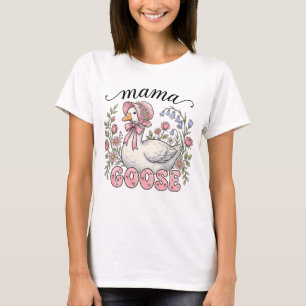 Cute Mama goose word art  T-Shirt