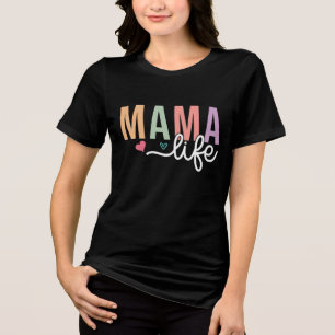 Cute Mama Life Tri-Blend Shirt