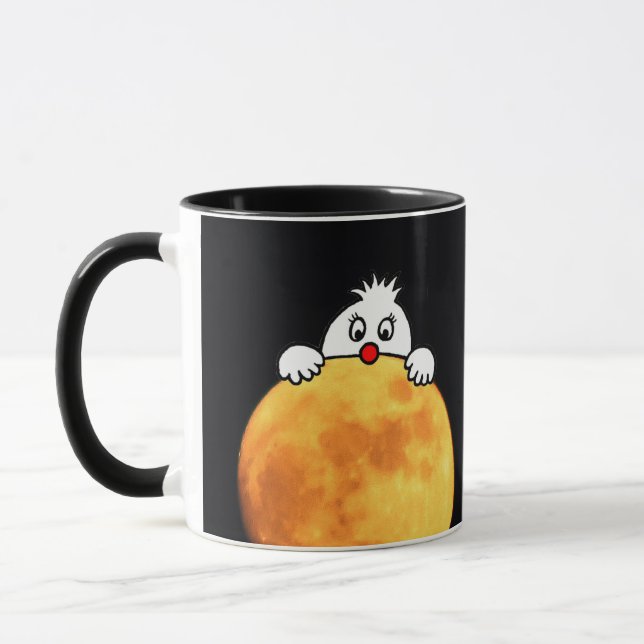 Cute man in the moon mug (Left)
