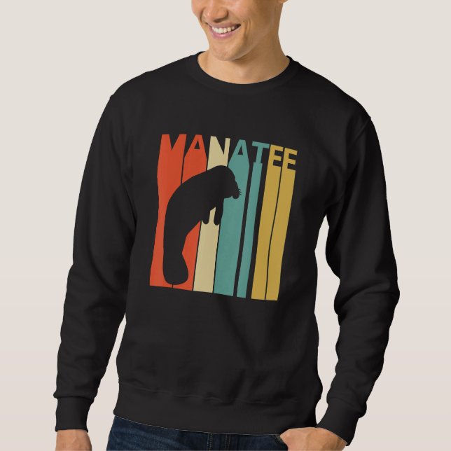 Cute Manatee Animal Sweatshirt (Front)