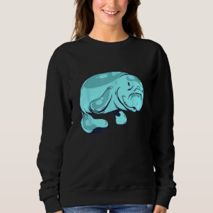 Cute Manatee  Aquatic Animal Sea Animal Manatee Sweatshirt