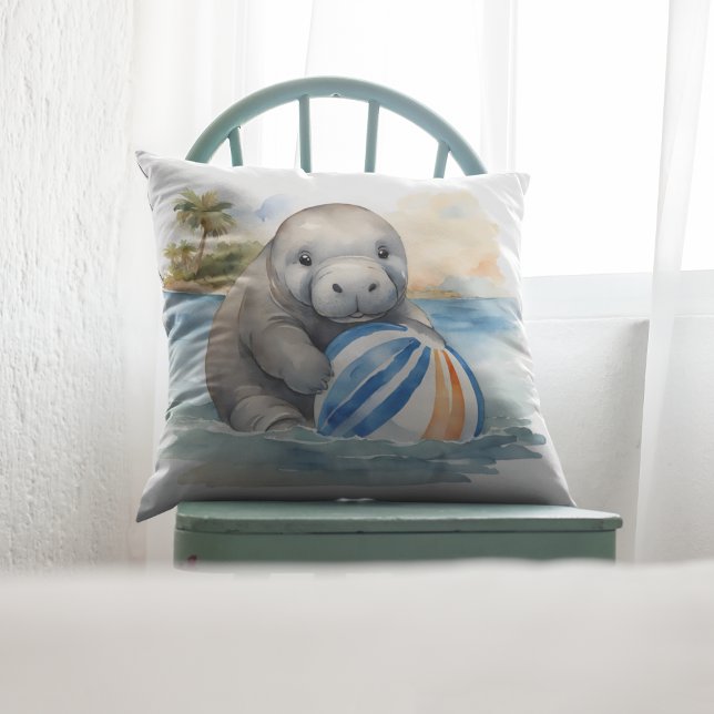 Cute Manatee Boys Cushion (Creator Uploaded)