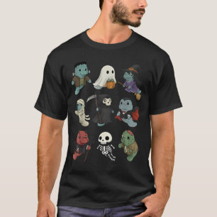 Cute Manatee Ghost Zombie Witch Halloween Costume T-Shirt