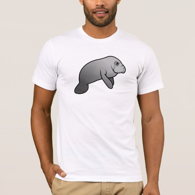 Cute Manatee T-Shirt (Front)