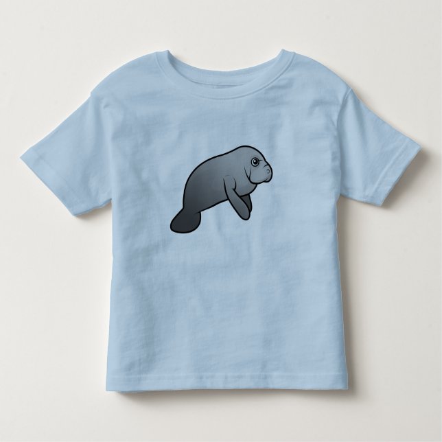 Cute Manatee Toddler T-Shirt (Front)